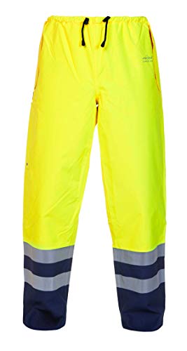 Trouser in Top Tex, yellow, Navy von Hydrowear