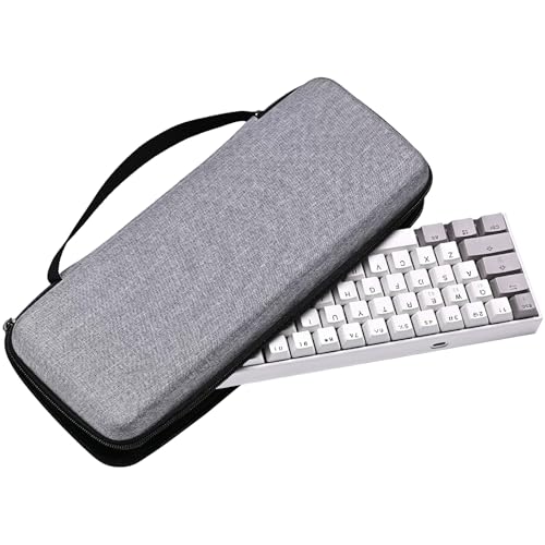Hyekit 60 % 65 % Tastatur-Hülle, Hartschalen-Reisetasche für 60/64/68 Tasten, magnetische, mechanische Gaming-Tastatur, kompatibel mit Madlion MAD60/68, Aula Win60/68, RK61/R65, MageGee Mini Hyekit 60 % 65 % Tastatur-Hülle, Hartschalen-Reisetasche für 60/64/68 Tasten, magnetische, mechanische Gaming-Tastatur, kompatibel mit Madlion MAD60/68, Aula Win60/68, RK61/R65, MageGee Mini von Hyekit
