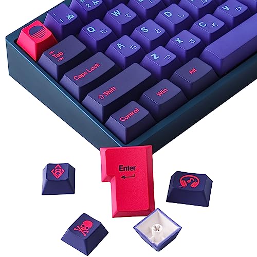 Hyekit PBT Tastenkappen 158 Tasten Laser Tastenkappen Cherry Profile Dye-Sublimation Custom Keycaps with 6.25U 7U Spacebar for Cherry Gateron MX Switches Mechanische Keyboard US/UK Layouts Hyekit PBT Tastenkappen 158 Tasten Laser Tastenkappen Cherry Profile Dye-Sublimation Custom Keycaps with 6.25U 7U Spacebar for Cherry Gateron MX Switches Mechanische Keyboard US/UK Layouts von Hyekit