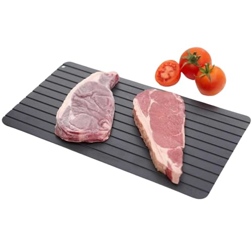 Hyfive Entfrost-Tablett, Aluminium, 35,5 x 20,4 cm, Schwarz, Rechteckig, für Fleisch, ohne Strom oder Chemikalien Hyfive Entfrost-Tablett, Aluminium, 35,5 x 20,4 cm, Schwarz, Rechteckig, für Fleisch, ohne Strom oder Chemikalien von Hyfive