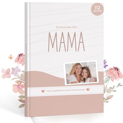 Mama Geschenk Muttertagsgeschenk I Mama was kannst du erzählen I Mama Buch zum Ausfüllen I Geschenk für Mama/werdende Mutter zum Muttertag Geburtstag Erinnerungsbuch Mama erzähl mir deine Geschichte von Hyggartn