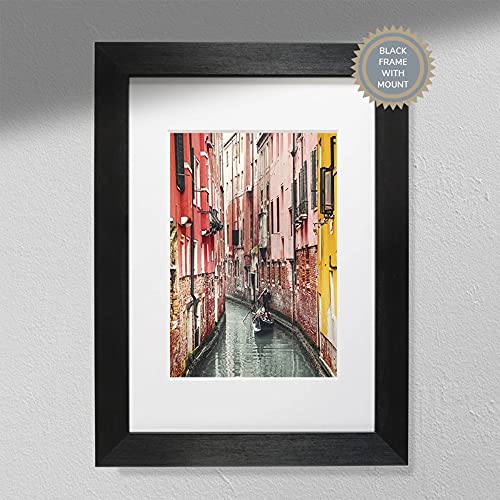 Hygge Creations Fotodruck schwebend in Venedig, Stadtfotografie, Wandkunstdruck, A3 von Hygge Creations