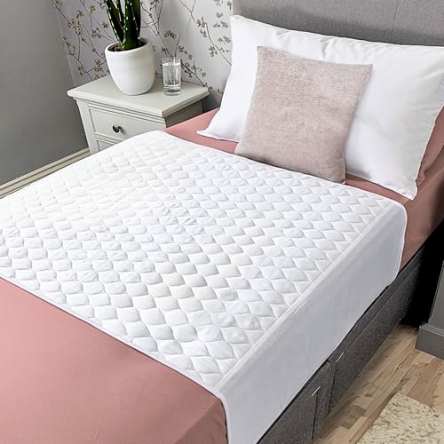 Hygge Sheets® Inkontinenzunterlage 86x91cm – Waschbarer, wasserdichter Matratzenschoner aus Bambus mit 5 Schichten & Einschlagseiten – Wiederverwendbare Bettauflage von Hygge Supplies