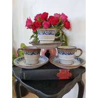 Wunderschöne Vintage Søholm "Rotna' Teetasse Und Untertasse von HyggeligtHjem