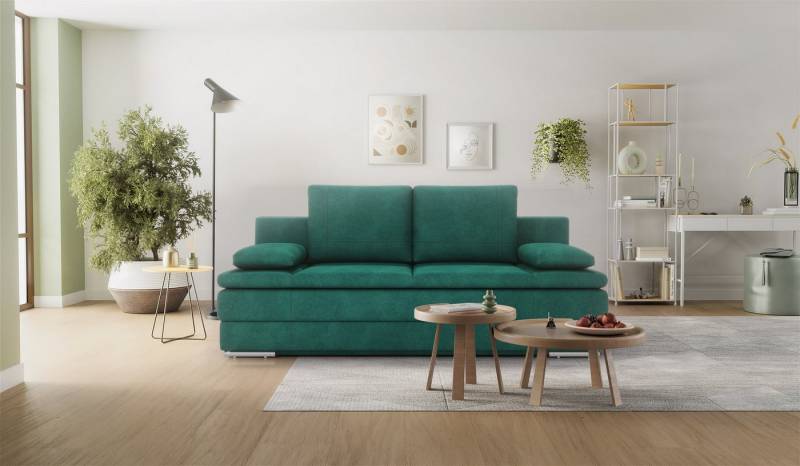 Hygger Möbelhaus Schlafsofa „Brendon“ – mit Bettkasten & komfortabler Liegefläche 150 × 205 cm, Inklusive 2 Zierkissen., Versandkostenfrei innerhalb Deutschlands, Hergestellt in Europa Hygger Möbelhaus Schlafsofa „Brendon“ – mit Bettkasten & komfortabler Liegefläche 150 × 205 cm, Inklusive 2 Zierkissen., Versandkostenfrei innerhalb Deutschlands, Hergestellt in Europa von Hygger Möbelhaus