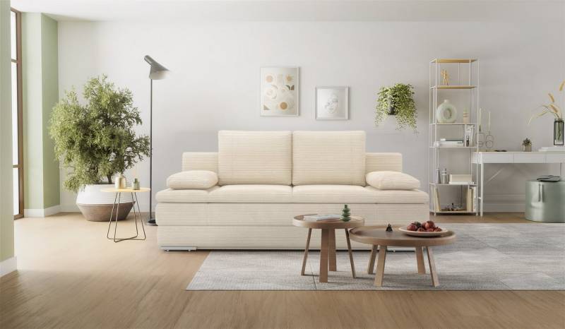 Hygger Möbelhaus Schlafsofa „Brendon“ – mit Bettkasten & komfortabler Liegefläche 150 × 205 cm, Inklusive 2 Zierkissen., Versandkostenfrei innerhalb Deutschlands, Hergestellt in Europa Hygger Möbelhaus Schlafsofa „Brendon“ – mit Bettkasten & komfortabler Liegefläche 150 × 205 cm, Inklusive 2 Zierkissen., Versandkostenfrei innerhalb Deutschlands, Hergestellt in Europa von Hygger Möbelhaus