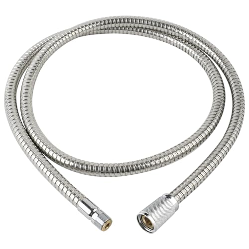 46092000 Ausziehbarer Sprühschlauch für Grohe Küchenarmaturen, 150 cm ausziehbarer Küchenarmaturschlauch, Ersatz für Alira und Ladylux und Euro Plus, Chrom-Finish 46092000 Ausziehbarer Sprühschlauch für Grohe Küchenarmaturen, 150 cm ausziehbarer Küchenarmaturschlauch, Ersatz für Alira und Ladylux und Euro Plus, Chrom-Finish von Hygie Rinse