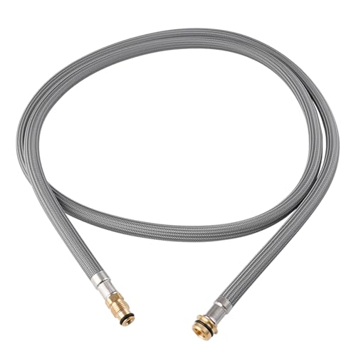 88624000 Ersatz-Schlauch, ausziehbar, kompatibel mit Hansgrohe Küchenarmaturen, Standard, nicht ausgewähltes Einzelloch, Küchenarmatur-Sprühschlauch, 150 cm 88624000 Ersatz-Schlauch, ausziehbar, kompatibel mit Hansgrohe Küchenarmaturen, Standard, nicht ausgewähltes Einzelloch, Küchenarmatur-Sprühschlauch, 150 cm von Hygie Rinse