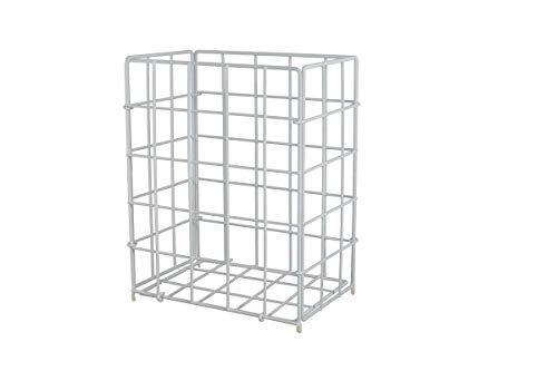 Hygienical Betriebsbedarf Gitterkorb Drahtgeflecht, Metallgitterkorb für Müllbeutel, Sammelkorb, Wäschekorb, 35.5 x 28.5 x 19 cm (ca. 20l) von Hygienical Betriebsbedarf