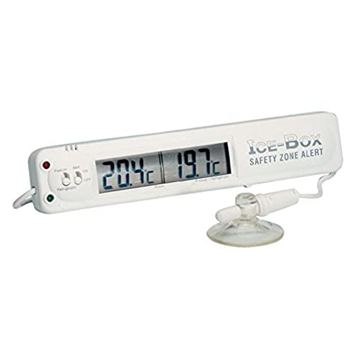Hygiplas koeling- en vriezerthermometer met alarm von Hygiplas