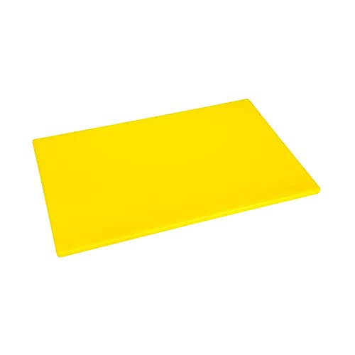 Hygiplas antibacteriële LDPE snijplank geel 450x300x10mm von Hygiplas