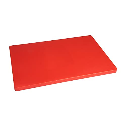Hygiplas Schneidebrett aus Polyethylen, 20 x 450 x 300 mm, Rot von Hygiplas