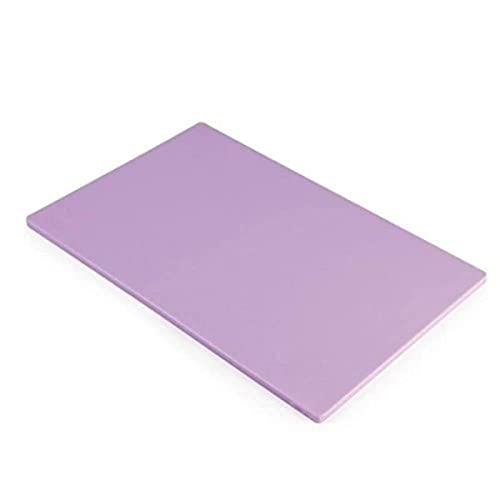Hygiplas LDPE Schneidebrett, violett farbcodiert - Allergene Lebensmittel vorbereiten, Größe: 10(H) x 450(B) x 300(L)mm, Polyethylen niedriger Dichte, nicht porös, verhindert die Aufnahme von Aromen und Gerüchen, GL295 von Hygiplas