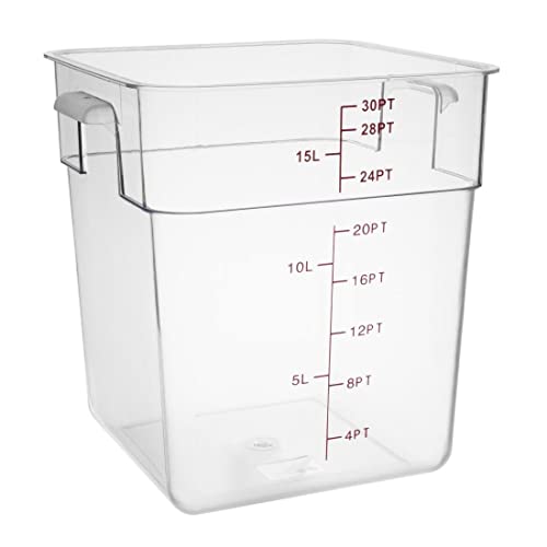 Hygiplas Polycarbonate Hygiplas Square Storage Container - 15Ltr von Hygiplas