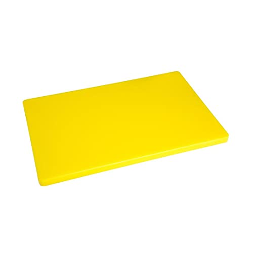 Hygiplas Schneidebrett aus Polyethylen, 20 x 450 x 300 mm, Gelb von Hygiplas