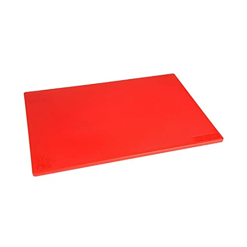 Hygiplas antibacteriële LDPE snijplank rood 450x300x10mm von Hygiplas