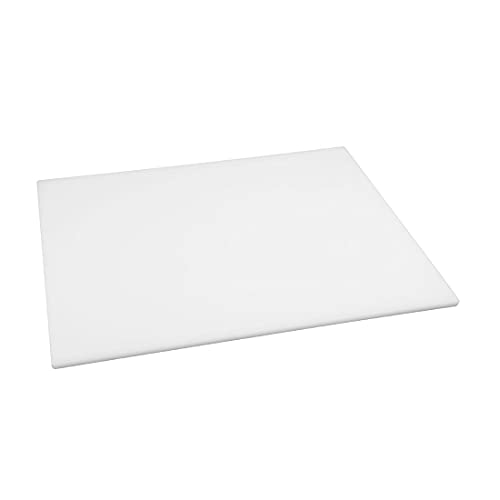 Hygiplas LDPE-Schneidebrett, weiß farbcodiert - Molkerei- und Bäckereivorbereitung, Standardgröße: 12(H) x 450(B) x 300(L)mm, Polyethylen niedriger Dichte, nicht porös, verhindert die Aufnahme von Aromen und Gerüchen, J252 von Hygiplas