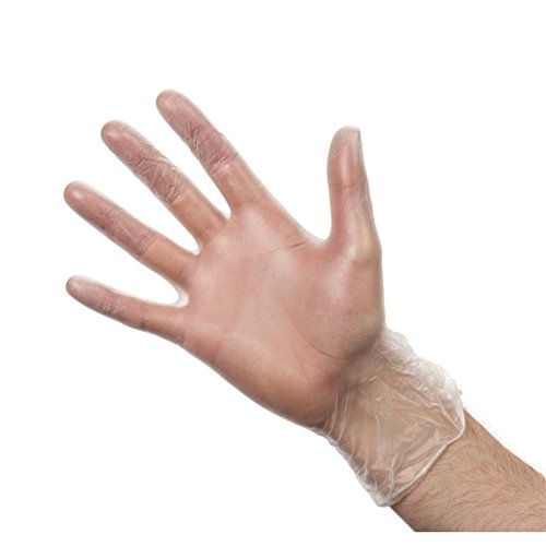 VOGUE Vinylhandschuhe transparent gepudert M von Hygiplas