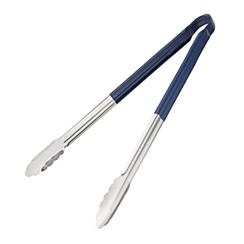 Hygiplas Farbkodierte Servierzange Blau - 405mm von Hygiplas