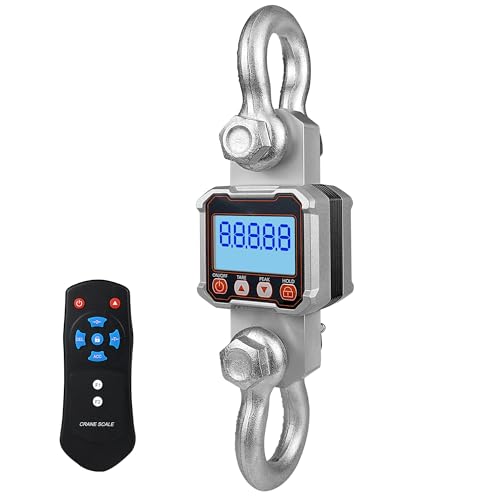 Hyindoor Kranwaage 3000kg Elektronische Digitale Hängewaage 3T Heavy Duty Crane Scale Industrie Kranwaage mit LCD Bildschirm und Fernbedienung von Hyindoor