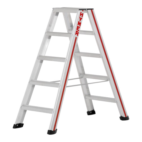 B-Ware Hymer Stufenstehleiter Trittleiter Beidseitig Begehbar 2x5 Stufen Aluminium B-Ware Hymer Stufenstehleiter Trittleiter Beidseitig Begehbar 2x5 Stufen Aluminium von Hymer