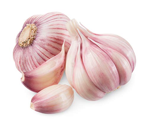 Hymor Violetter Knoblauch aus Las Pedroñeras Spanien - 4 Knollen - Lila Knoblauch Violet Garlic Ajo Morado Naturprodukt wertvolle Nährstoffe mediterran Kastilien-La Mancha von Hymor