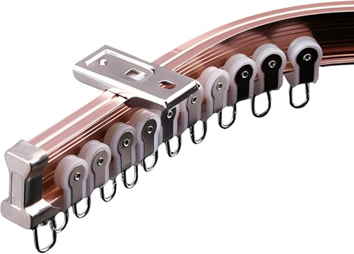 HynJGih Flexible, biegbare Vorhangschiene – 1–6 m lang, Raumteiler mit Vorhangschienensystem, Vorhangtrennwand for Krankenhäuser/Schlafzimmer(Ceiling Mount,3.5m/11.4ft) von HynJGih