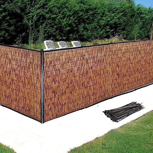 HynJGih Gartenzaun Zaun Datenschutz Panel Rolle,Westengerolle Wolfzaun(1.5 * 2.5m) von HynJGih