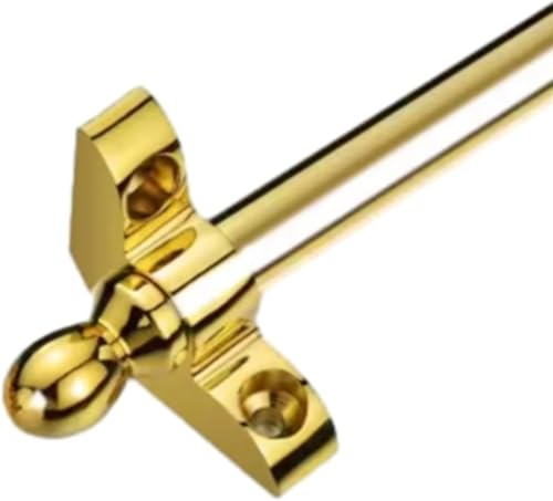 HynJGih Goldene Treppen-Teppichstange, Teppichrohr-Dekoration mit Fester Stufe, Teppichstangen for gewerbliche Wohndekoration(70cm/28in/2.3ft) von HynJGih