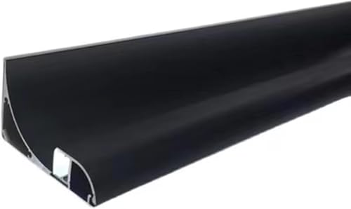 HynJGih Indirekte LED-Beleuchtung, Aluminiumprofil mit LED-K für Bodenecke, LED-Streifen-Diffusor, einfache Installation (4 m/13,1 ft) von HynJGih