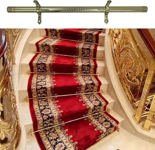 HynJGih Messing-Treppenteppich-Befestigungsstange, Treppenteppich-Dekorstange, geeignet for Privatwohnungen, L85cm(33 1/2") von HynJGih