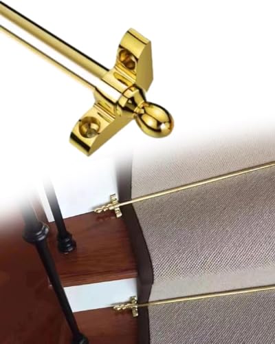HynJGih Treppenteppich-Hohlstange, glänzende Messing-Stufenläuferstange for Theater, Museum, Büro, Zuhause(80cm/32in/2.6ft) von HynJGih