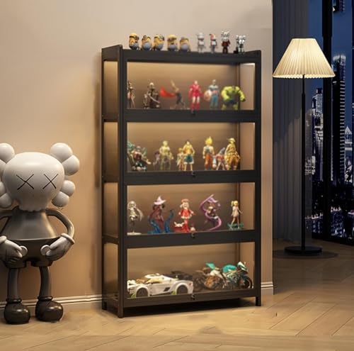 Hynbdes Vitrinenschrank Stehend, Curio-SchräNke, vitrine Stehend Holzvitrine Acryl-Vitrine für Wohnzimmer und Büro, Bücher Hynbdes Vitrinenschrank Stehend, Curio-SchräNke, vitrine Stehend Holzvitrine Acryl-Vitrine für Wohnzimmer und Büro, Bücher von Hynbdes