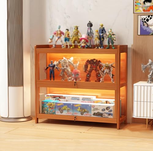 Hynbdes Vitrinenschrank Stehend, Curio-SchräNke, vitrine Stehend Holzvitrine Acryl-Vitrine für Wohnzimmer und Büro, Bücher Hynbdes Vitrinenschrank Stehend, Curio-SchräNke, vitrine Stehend Holzvitrine Acryl-Vitrine für Wohnzimmer und Büro, Bücher von Hynbdes