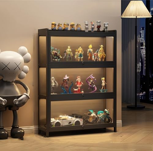Hynbdes Vitrinenschrank Stehend, Curio-SchräNke, vitrine Stehend Holzvitrine Acryl-Vitrine für Wohnzimmer und Büro, Bücher Hynbdes Vitrinenschrank Stehend, Curio-SchräNke, vitrine Stehend Holzvitrine Acryl-Vitrine für Wohnzimmer und Büro, Bücher von Hynbdes