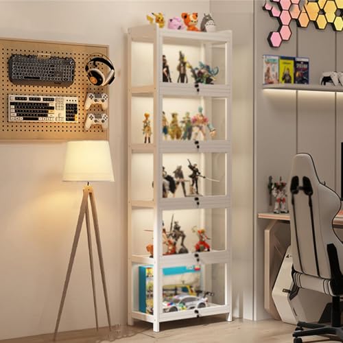 Hynbdes Vitrinenschrank Stehend, Curio-SchräNke, vitrine Stehend Holzvitrine Acryl-Vitrine für Wohnzimmer und Büro, Bücher Hynbdes Vitrinenschrank Stehend, Curio-SchräNke, vitrine Stehend Holzvitrine Acryl-Vitrine für Wohnzimmer und Büro, Bücher von Hynbdes