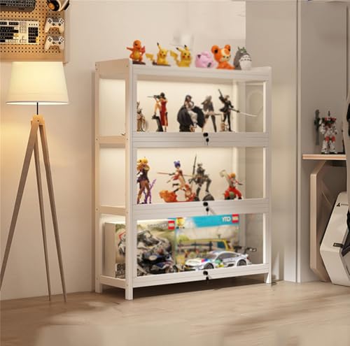 Hynbdes Vitrinenschrank Stehend, Curio-SchräNke, vitrine Stehend Holzvitrine Acryl-Vitrine für Wohnzimmer und Büro, Bücher Hynbdes Vitrinenschrank Stehend, Curio-SchräNke, vitrine Stehend Holzvitrine Acryl-Vitrine für Wohnzimmer und Büro, Bücher von Hynbdes