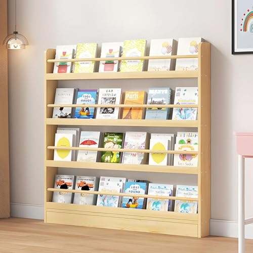 Hyunbdes Bücherregal Kinder, Wandregal,Kinderregal für Bücher Spielzeug, Hängeregal Dekoregal, Lagerung Bücherregal Rack Wand Spielzimmer für Kinder und Erwachsene Holzfarbe Hyunbdes Bücherregal Kinder, Wandregal,Kinderregal für Bücher Spielzeug, Hängeregal Dekoregal, Lagerung Bücherregal Rack Wand Spielzimmer für Kinder und Erwachsene Holzfarbe von Hynbdes