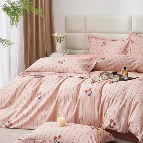 Hynyjxjy Rosa,2m, Queen Size Bettwäsche Sets Leichtes Design 4 Teiliges Bett in Einer Tasche Bettwäsche Für Die Schlafzimmerdekoration Extra Weich, Knitterfrei, Farbecht Und Schmutzabweisend Hynyjxjy Rosa,2m, Queen Size Bettwäsche Sets Leichtes Design 4 Teiliges Bett in Einer Tasche Bettwäsche Für Die Schlafzimmerdekoration Extra Weich, Knitterfrei, Farbecht Und Schmutzabweisend von Hynyjxjy