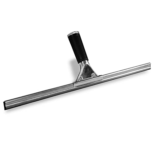 Fensterwischer Metall 45cm I Fensterputzer aus Aluminium mit austauschbarer Gummilippe I geeignet als Duschabzieher, Fensterabzieher, Bodenabzieher, Wasserabzieher I streifenfrei, schnell & sauber Fensterwischer Metall 45cm I Fensterputzer aus Aluminium mit austauschbarer Gummilippe I geeignet als Duschabzieher, Fensterabzieher, Bodenabzieher, Wasserabzieher I streifenfrei, schnell & sauber von Hypafol
