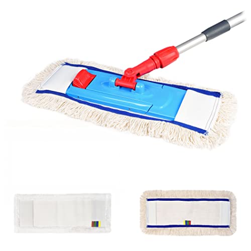 HyPaFol Baumwoll-Wischmopp mit Magnethalterung I 40cm Bodenwischer mit praktischer Verriegelung durch Magnetverschluss I sorgt für sicheren Halt des Klappmechanismus I Profi-Bodenreinigung für Zuhause HyPaFol Baumwoll-Wischmopp mit Magnethalterung I 40cm Bodenwischer mit praktischer Verriegelung durch Magnetverschluss I sorgt für sicheren Halt des Klappmechanismus I Profi-Bodenreinigung für Zuhause von Hypafol