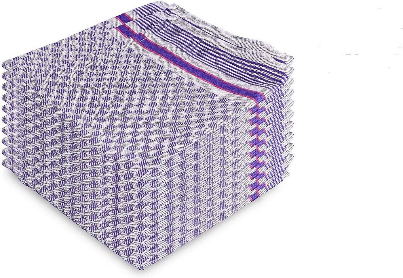 Hypafol Geschirrtuch Grubentücher 100% Baumwolle, 50x90 cm, (10-tlg), pflegeleicht und bei 60° waschbar von Hypafol