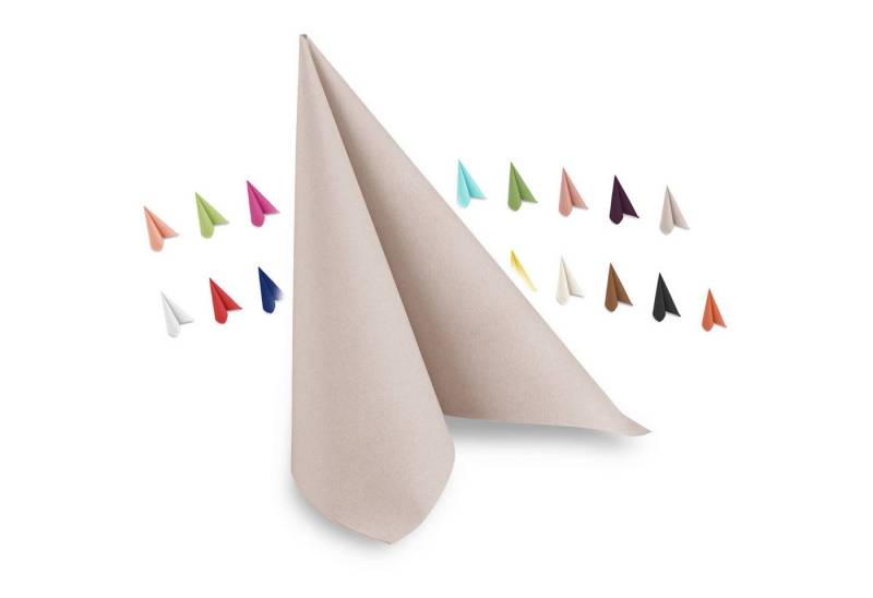 Hypafol Papierserviette Airlaid Serviette farbig 50 Stück von Hypafol