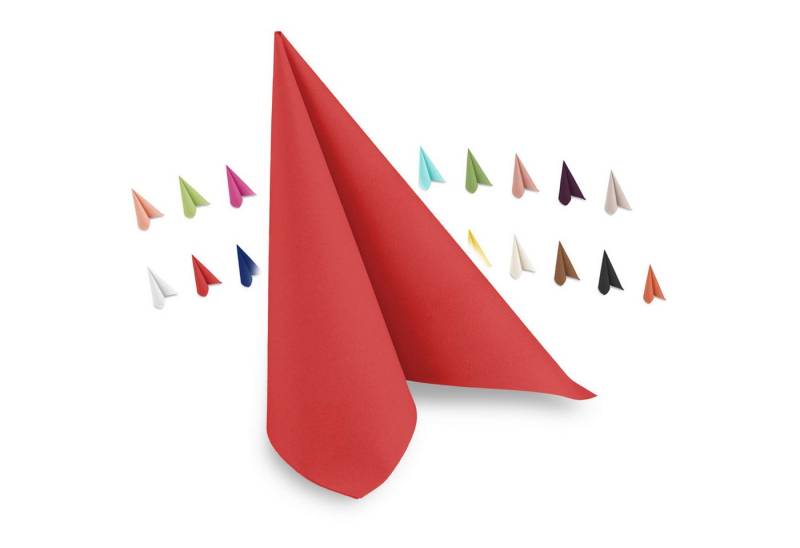 Hypafol Papierserviette Airlaid Serviette farbig 50 Stück von Hypafol