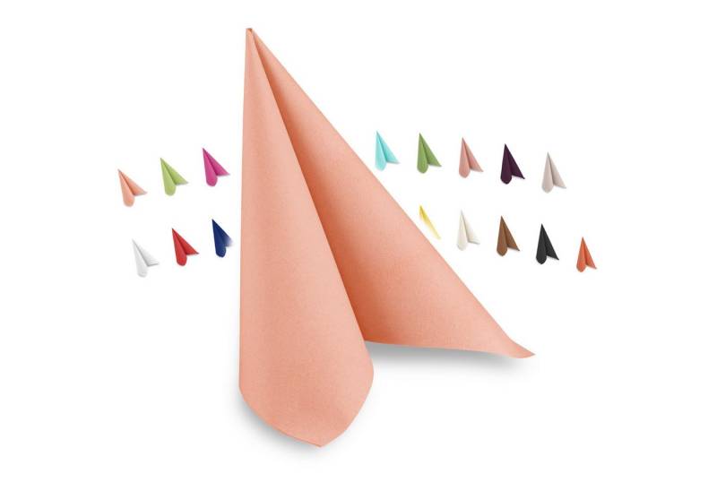 Hypafol Papierserviette Airlaid Serviette farbig 50 Stück von Hypafol