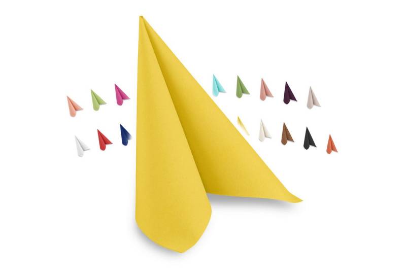 Hypafol Papierserviette Airlaid Serviette farbig 50 Stück von Hypafol