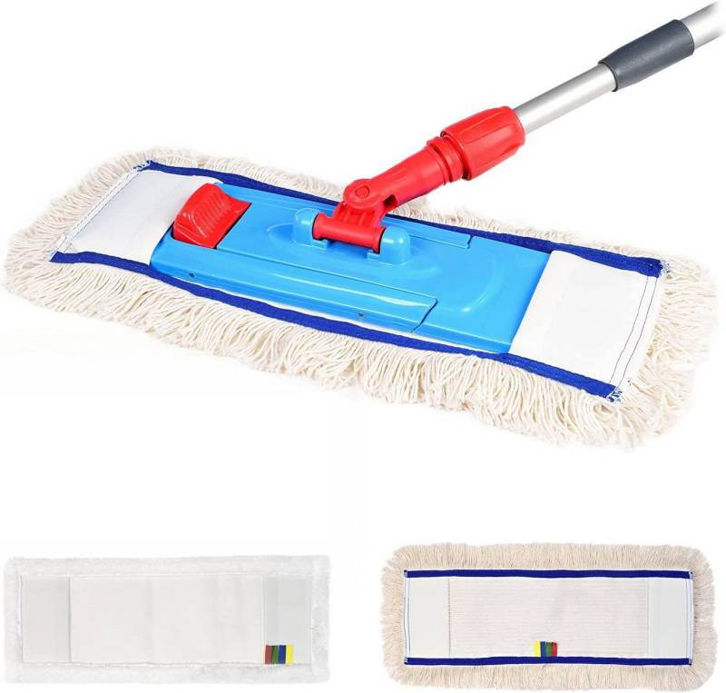 Hypafol Wischmopp SET mit Magnethalterung 40-50cm Bodenwischer 3 Möppe Mopphalter Stiel, I Profi-Bodenreinigung für Zuhause Hypafol Wischmopp SET mit Magnethalterung 40-50cm Bodenwischer 3 Möppe Mopphalter Stiel, I Profi-Bodenreinigung für Zuhause von Hypafol