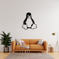 Pinguin Wandkunst, Wandbehang Schlafzimmer Wohnzimmer Dekor, Tier Kinderzimmer Wandkunst Wanddekor, Beste Dekoration von HypeLoud