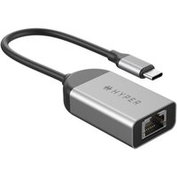 Hyper® HyperDrive USB-C auf 2.5 Gbps Ethernet Adapter, silber von Hyper