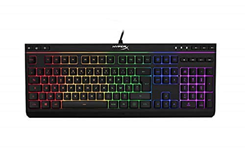 HyperX HX-KB5ME2-FR RGB-Gaming-Tastatur mit Legierungskern (AZERTY) von HyperX